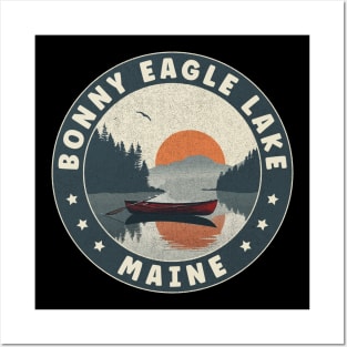 Bonny Eagle Lake Maine Sunset Posters and Art